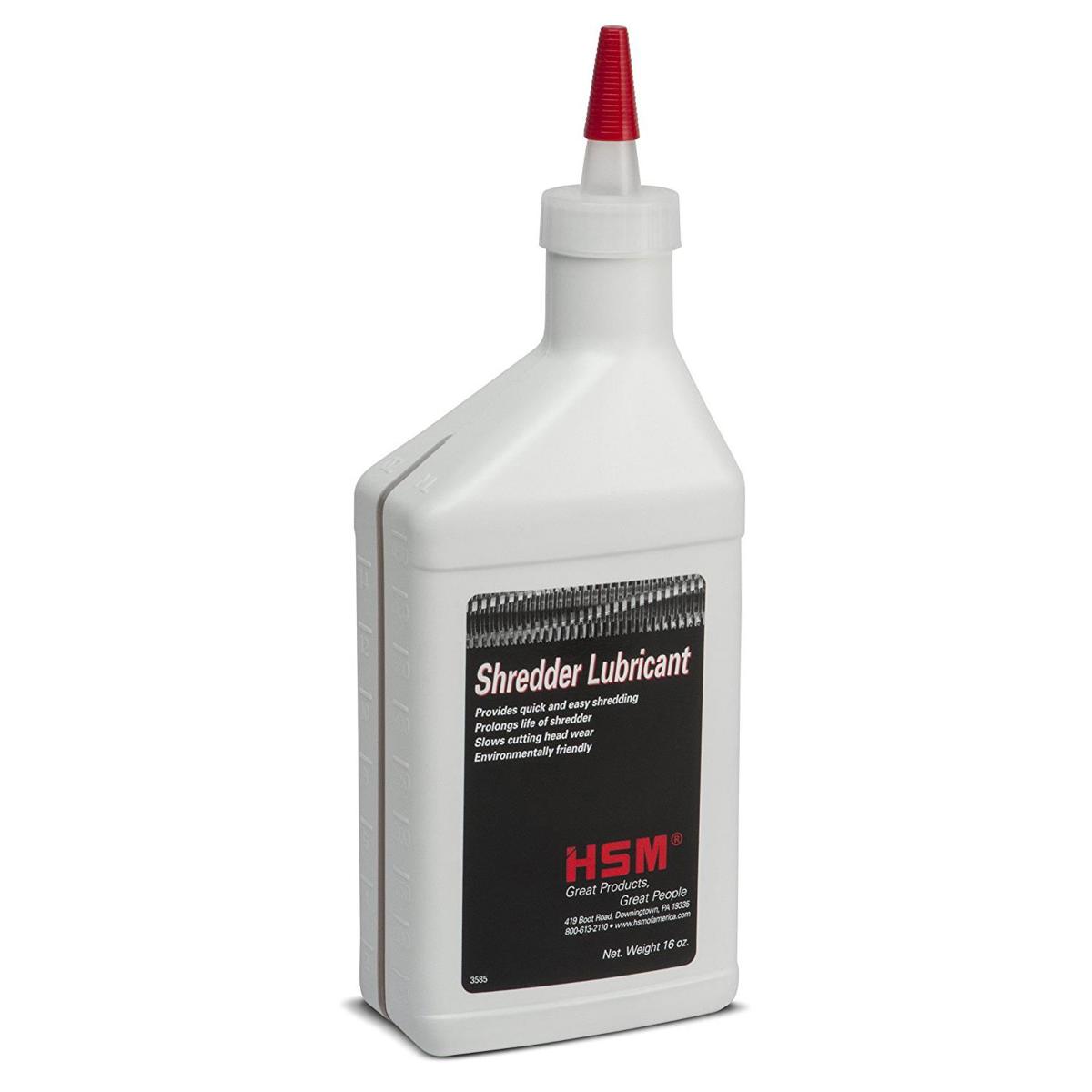 

HSM Shredder Lubricant Oil, 16 oz Bottle