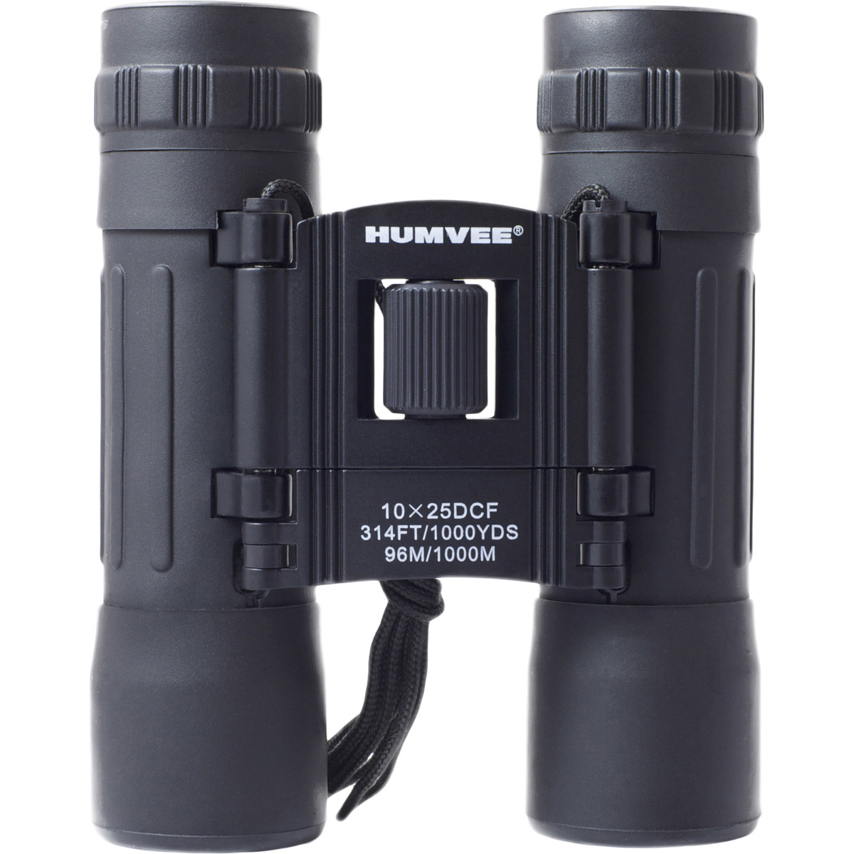 

Humvee Gear 10x25 Roof Prism Binocular with 5.8 Degree Angle of View, Black