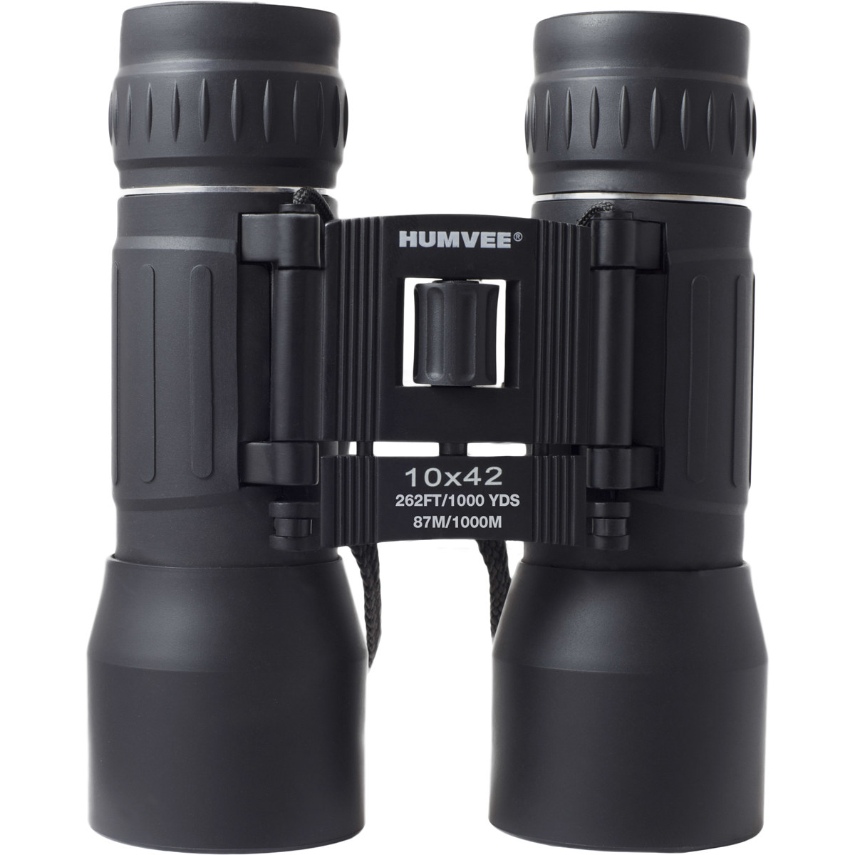 

Humvee Gear 10x42 Rubber Coated Weather Resistant Roof Prism Binocular, Black