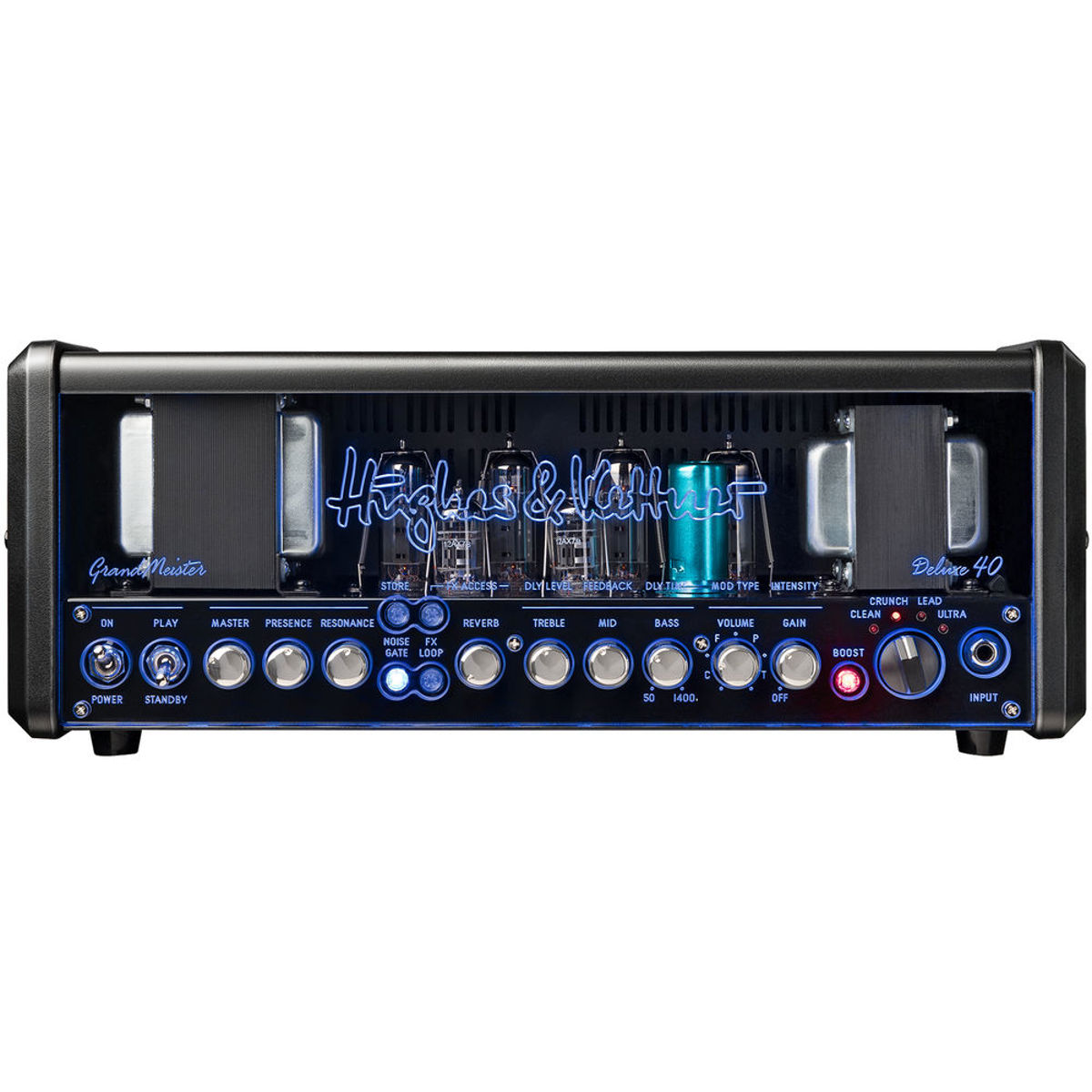 Hughes & Kettner 4-Ch GrandMeister Deluxe 40 40W Tube Guitar Amp Head, Effects -  Hughes & Kettner, GM40DH