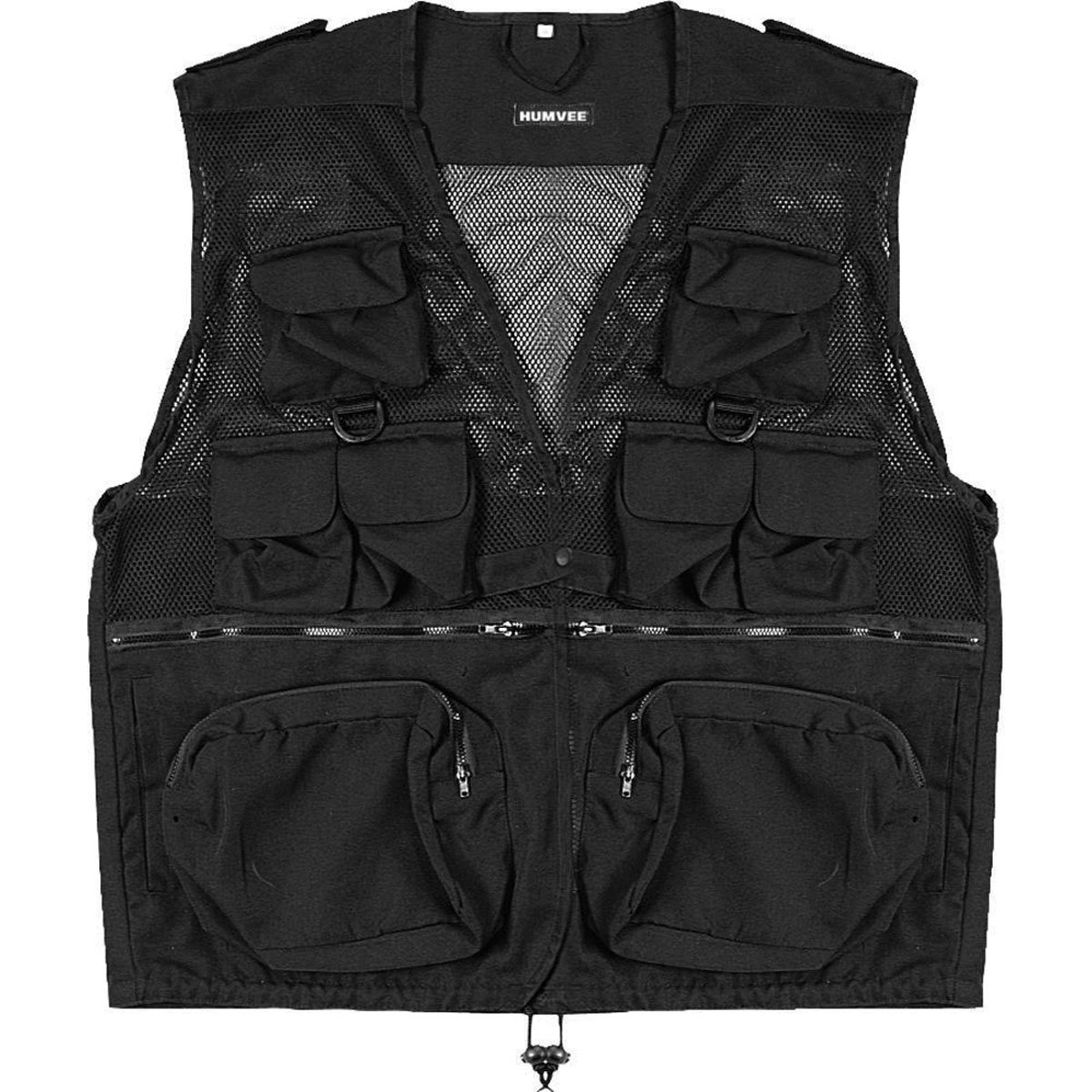 Image of Campco Humvee Photo Vest Black X-Large Combat Photo Vest