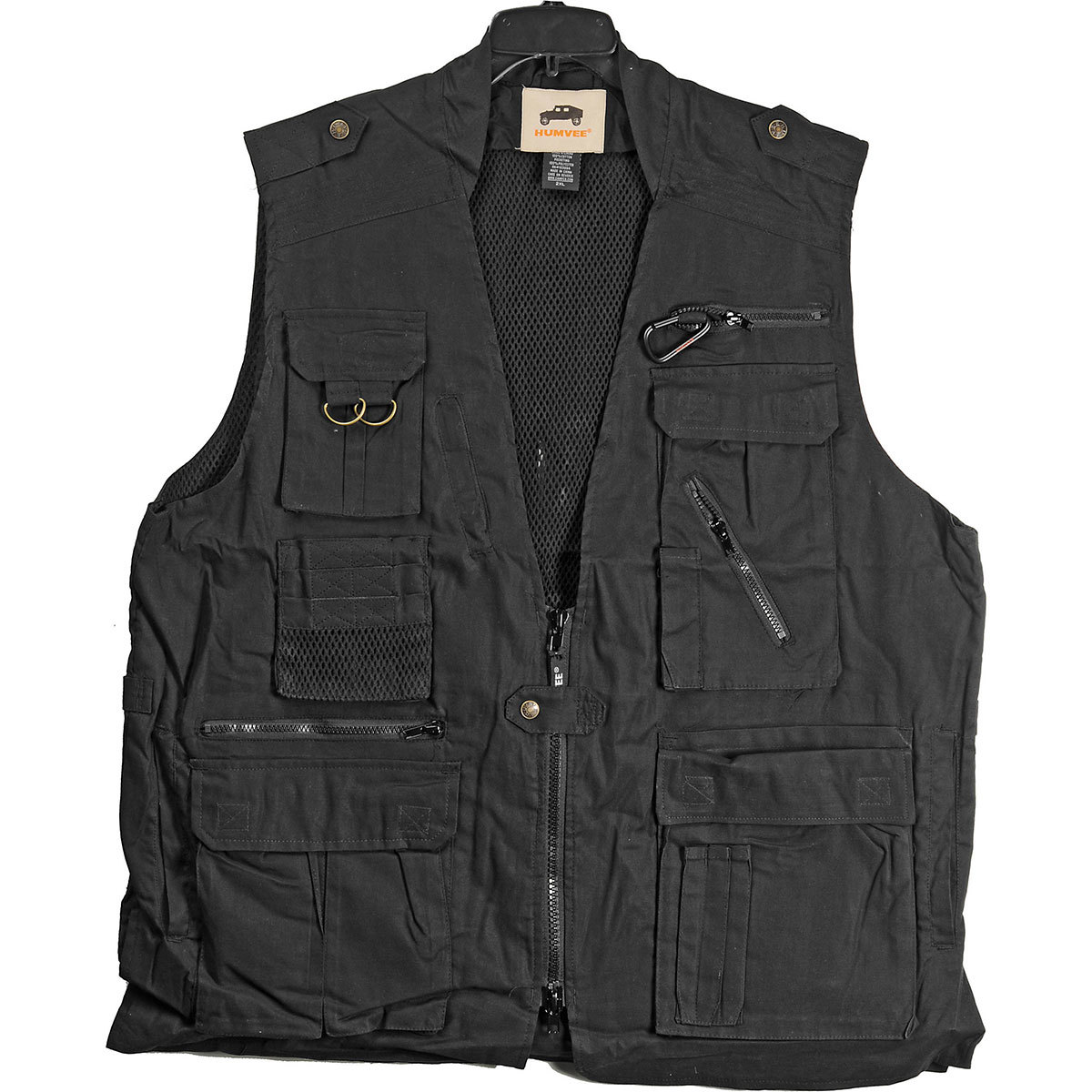 Image of Campco Humvee Photo Vest Black Medium Safari Photo Vest