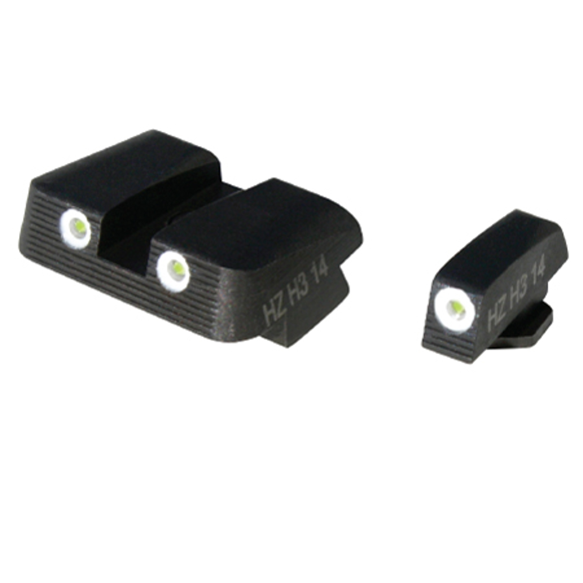 

HiViz NITESIGHT Tritium Front & Rear Set for Glock 10mm, 45 ACP, 45 GAP Handguns