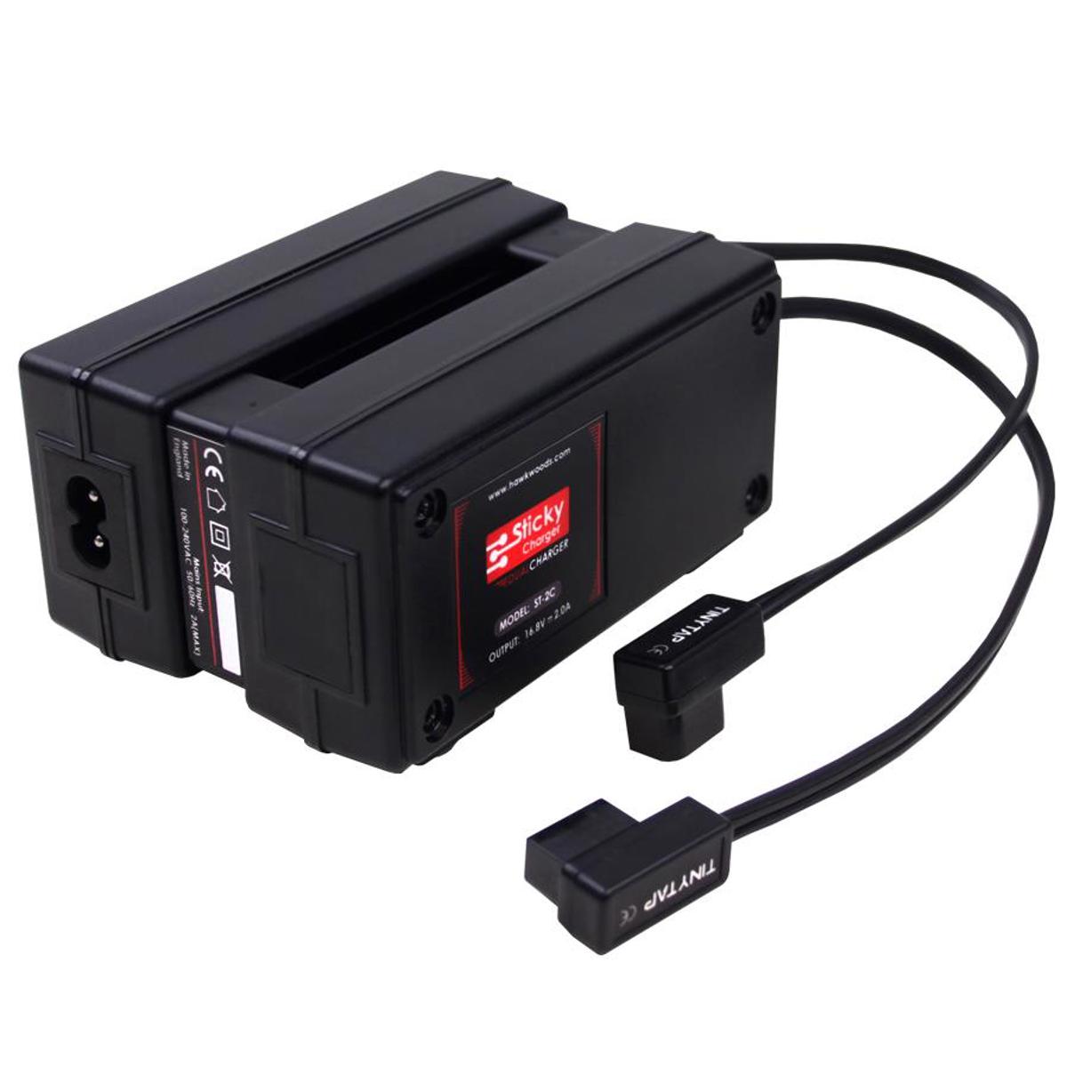 

Hawk Woods ST-2C 2-Channel 2A Charger, Tiny-Tap Plug, ST-38/ST-75 Sticky Battery