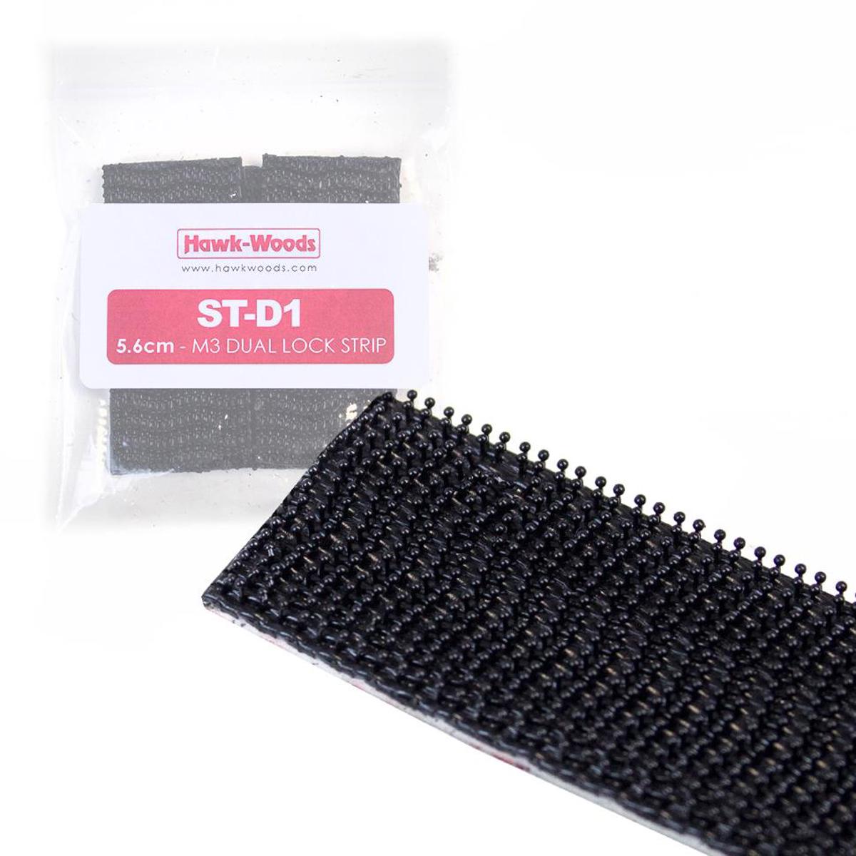 

Hawk Woods ST-D1 2.25" 3M Dual-Lock Fastener Strips, 4 Pack