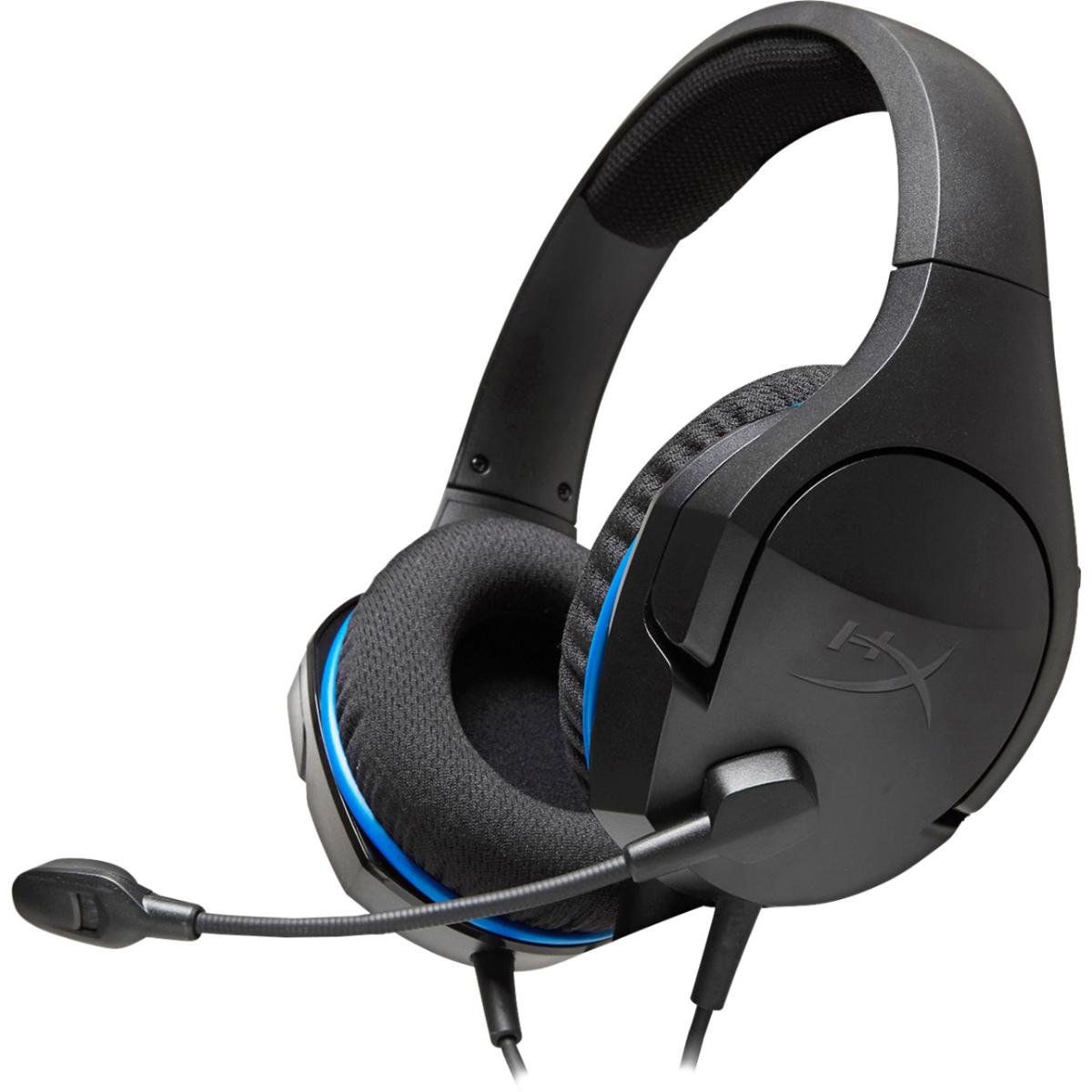 

HyperX Cloud Stinger Core Wired Gaming Headset for PlayStation 4 & 5, Black/Blue