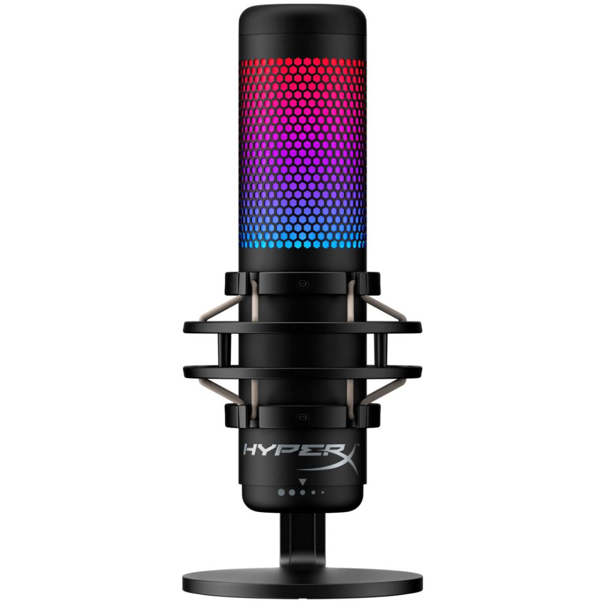 

HyperX QuadCast S RGB Multi-Pattern USB Condenser Microphone, Black