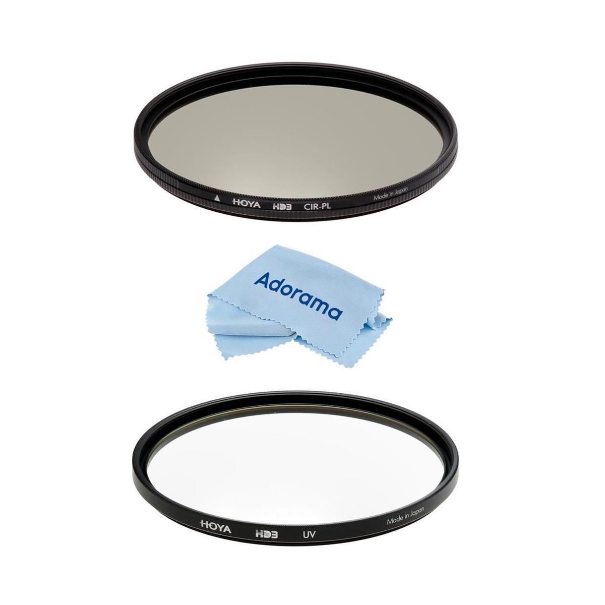 

Hoya 82mm HD3 UV and Circular Polarizer Filter Kit - With Microfiber Cloth