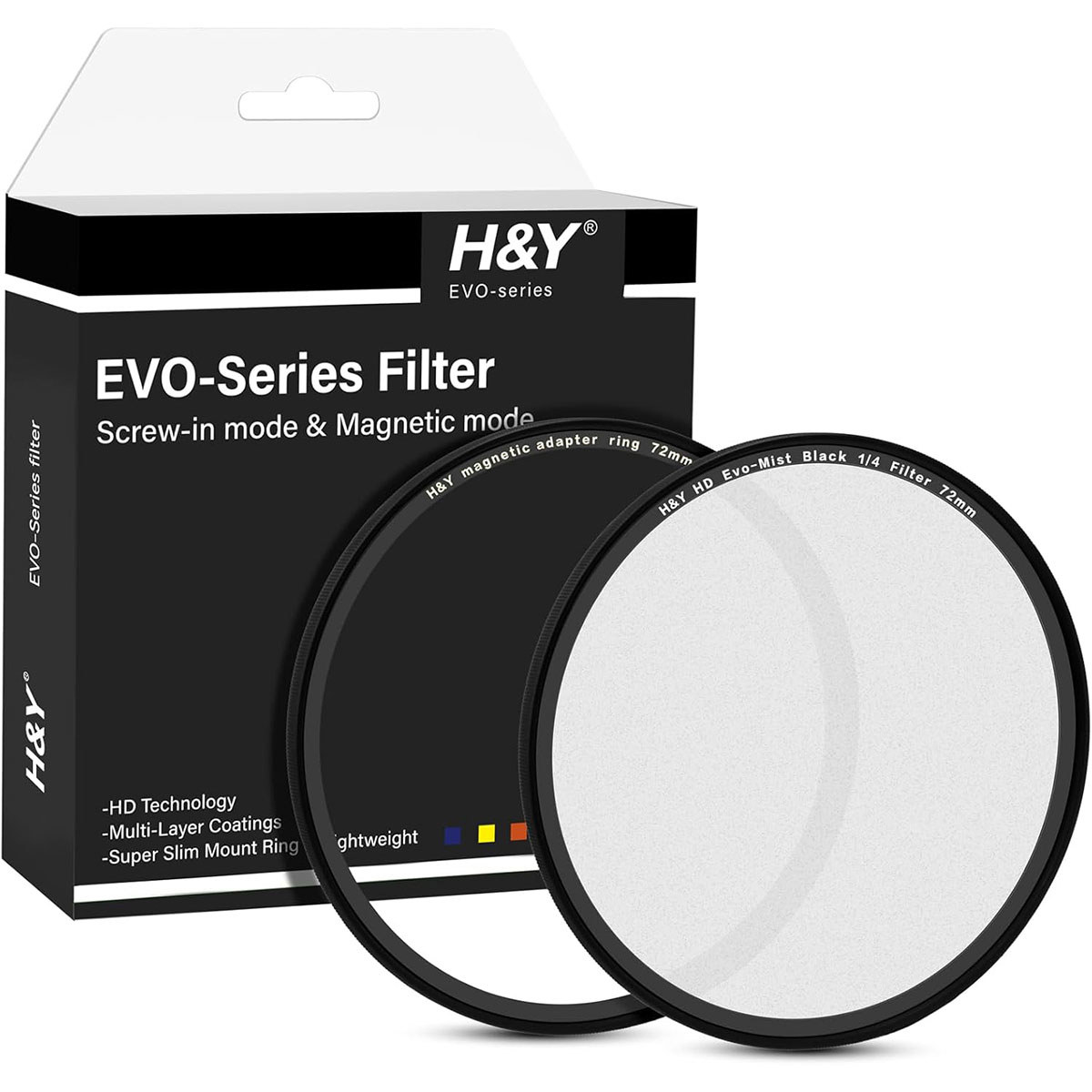 

H&Y HD EVO-Series Magnetic Black Mist Filter 72mm 1/4