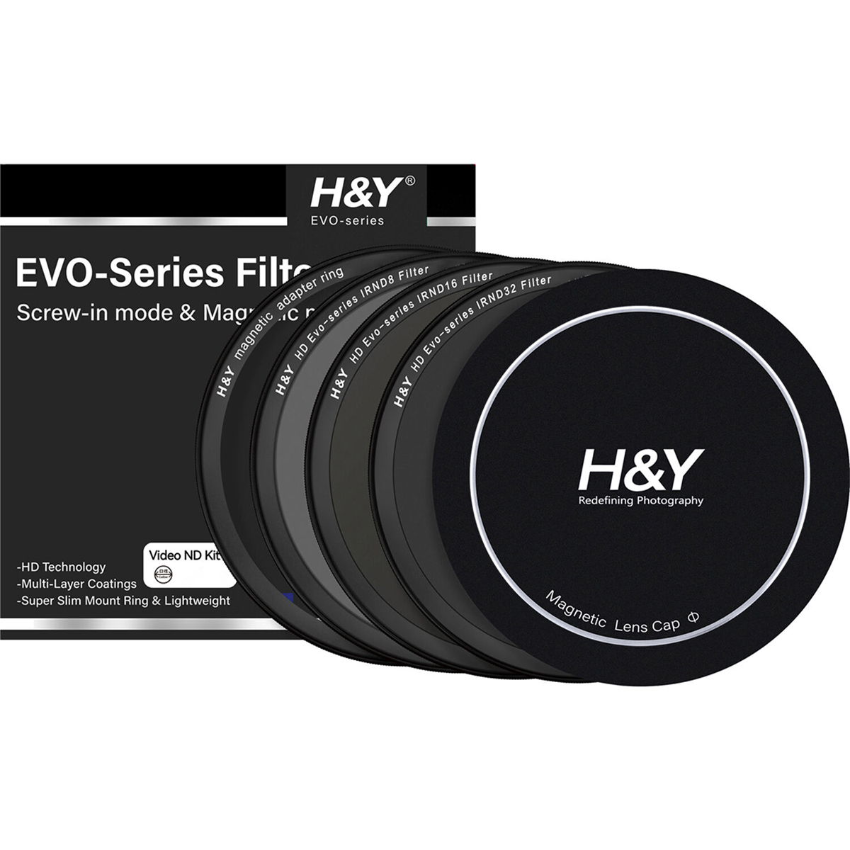 

H&Y HD EVO-Series Magnetic/Screw-In IRND Filter 67mm IRND1000