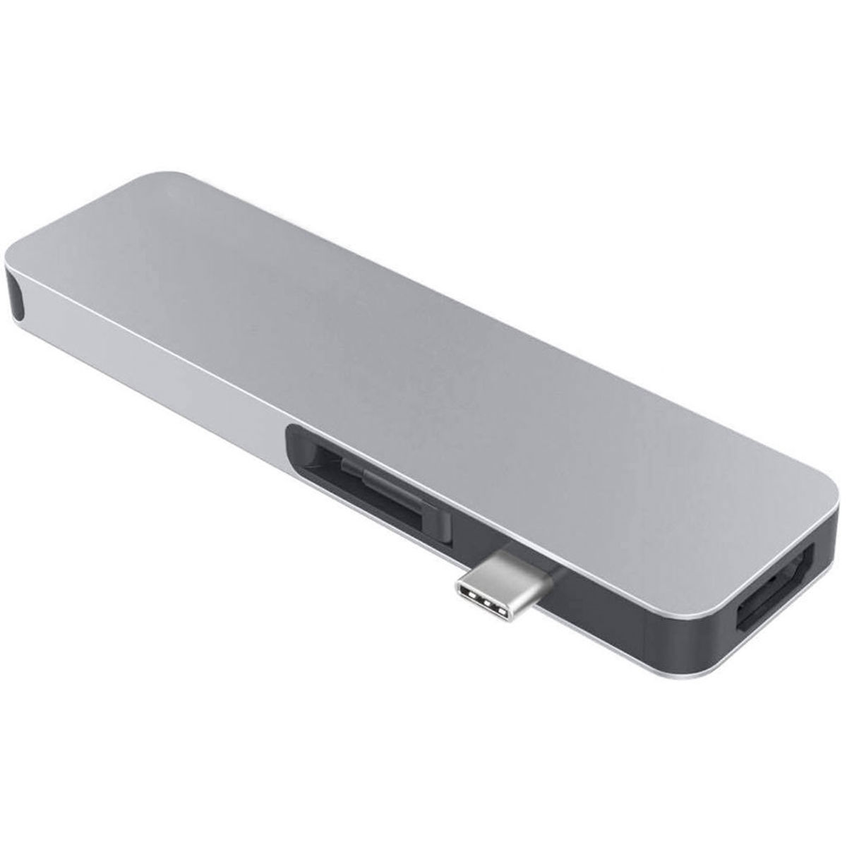 Photos - Card Reader / USB Hub Hyper HyperDrive SOLO 7-In-1 USB-C Hub, Silver GN21D-SILVER