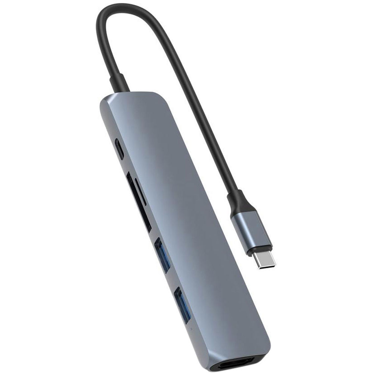 

Hyper HyperDrive BAR 6-In-1 USB-C Hub for iPad Pro, MacBook Pro/Air, Space Gray