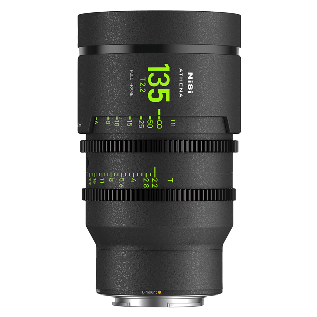 NiSi ATHENA PRIME 135mm T2.2 Cinema Lens without Filter Holder for Sony E