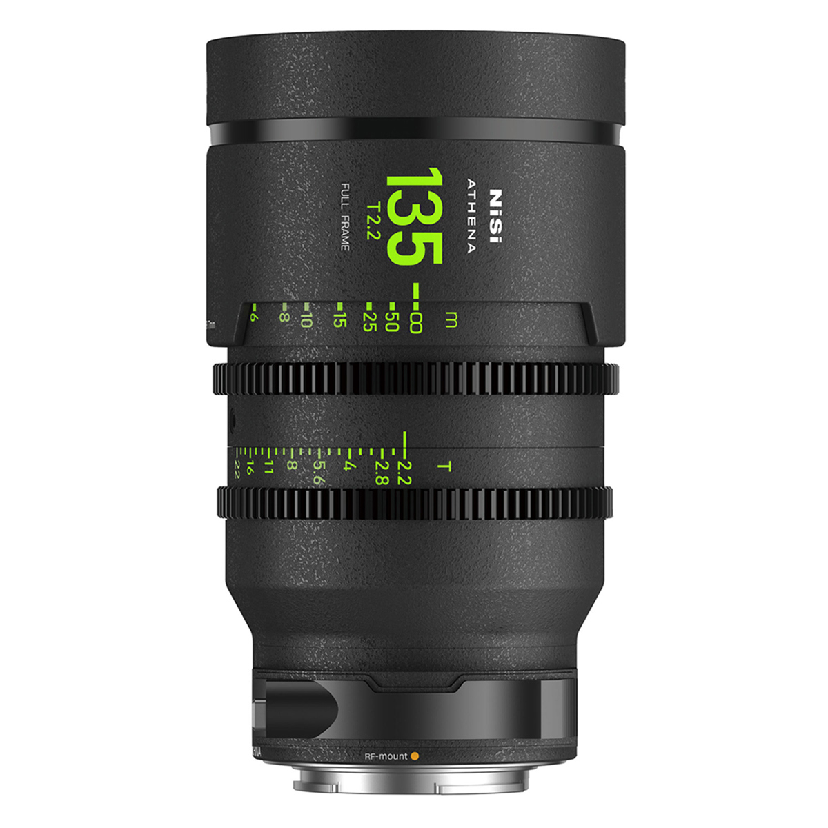 NiSi ATHENA PRIME 135mm T2.2 Cine Lens with Filter Holder for Canon RF