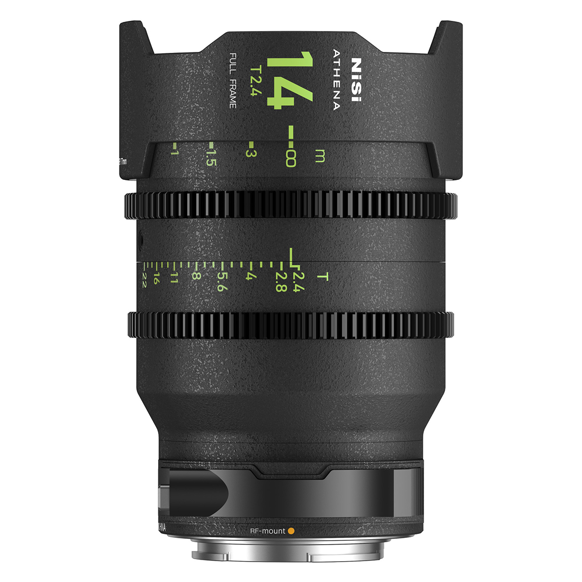 

NiSi ATHENA PRIME 14mm T2.4 Cine Lens with Filter Holder, Canon RF