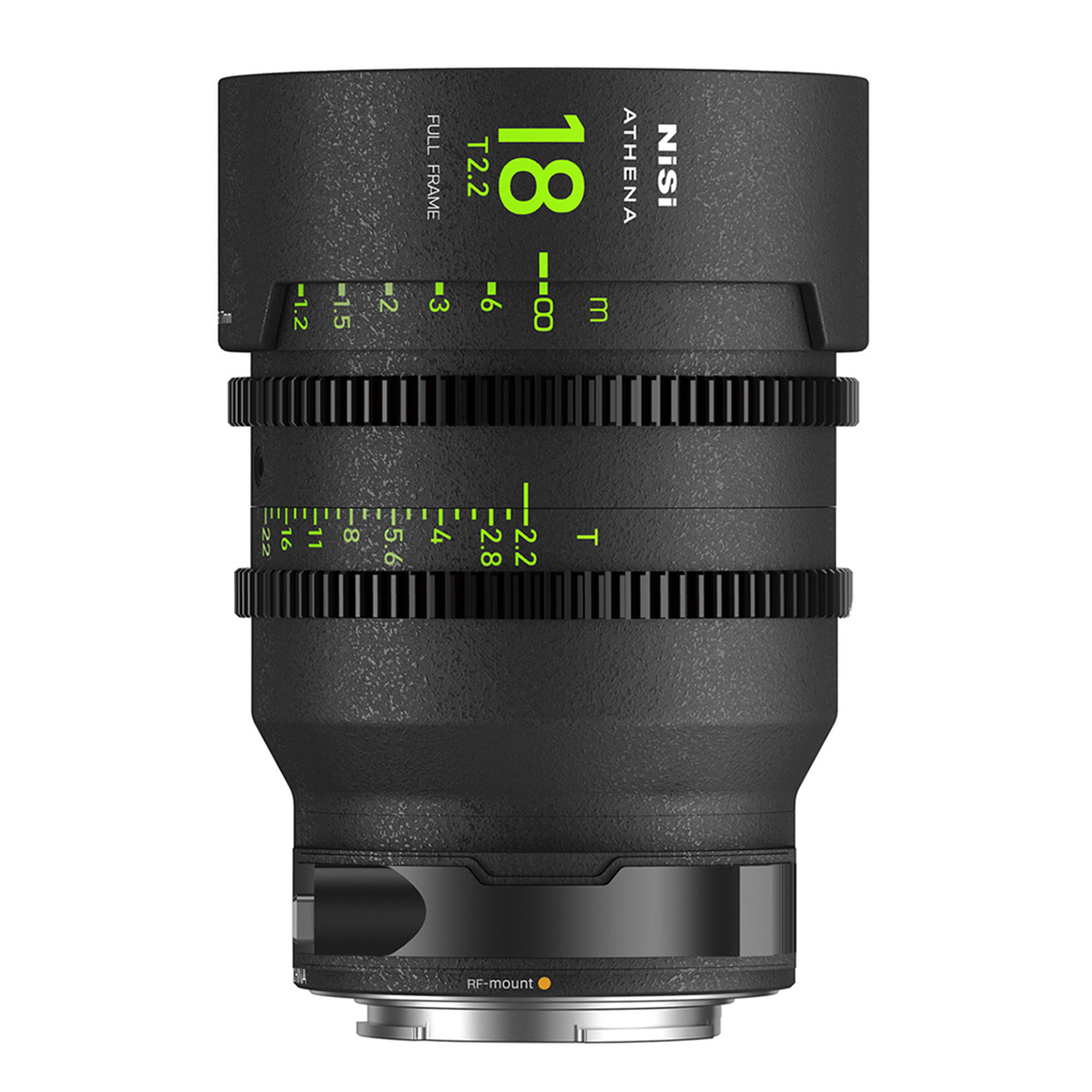 

NiSi ATHENA PRIME 18mm T2.2 Cine Lens with Filter Holder, Canon RF