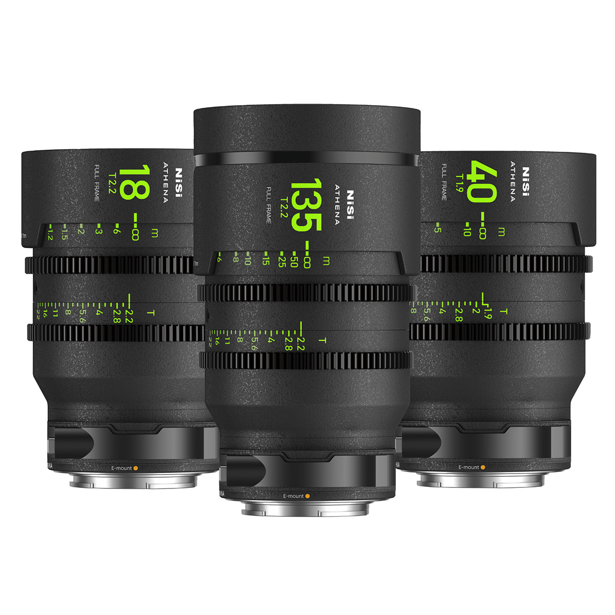 

NiSi ATHENA PRIME Cine Add-On 3-Lens Kit, Includes Filter Holder, Sony E