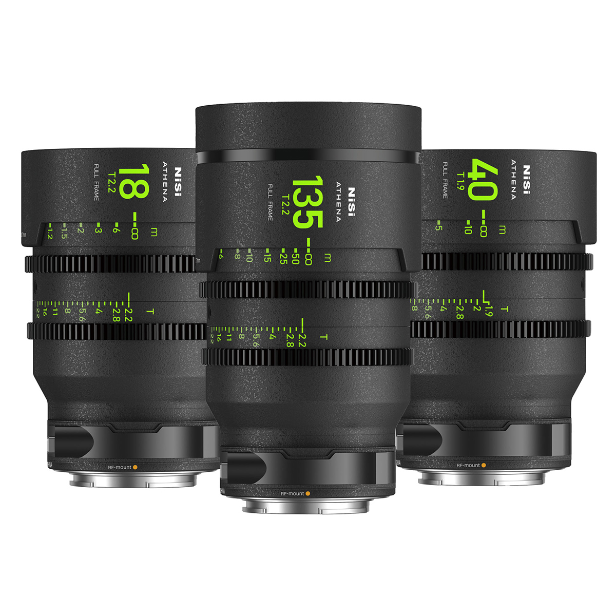 Photos - Camera Lens NiSi ATHENA PRIME Cine Add-On 3-Lens Kit with Filter Holder, Canon RF NIC-ATH-ADDKIT-RF 