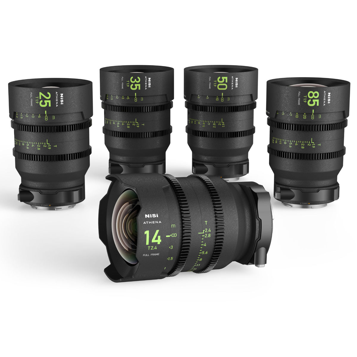 Photos - Camera Lens NiSi ATHENA PRIME Cine 5-Lens Kit for Sony E NIC-ATH-KIT-E 