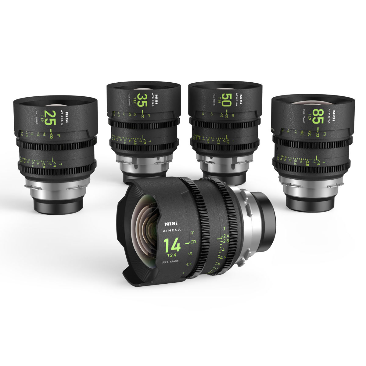 

NiSi ATHENA PRIME Cine 5-Lens Kit with Filter Holder, PL Mount
