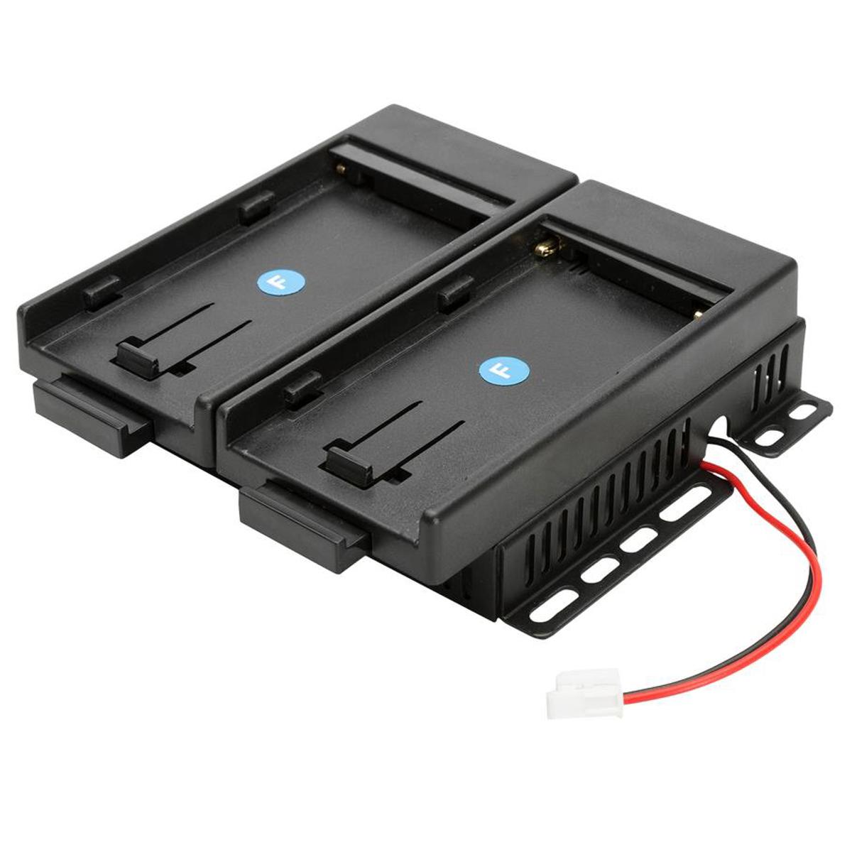 Image of Ikan Sony L Series Dual DV Battery Mount for Bon FM-055F &amp; RM-072S Monitor