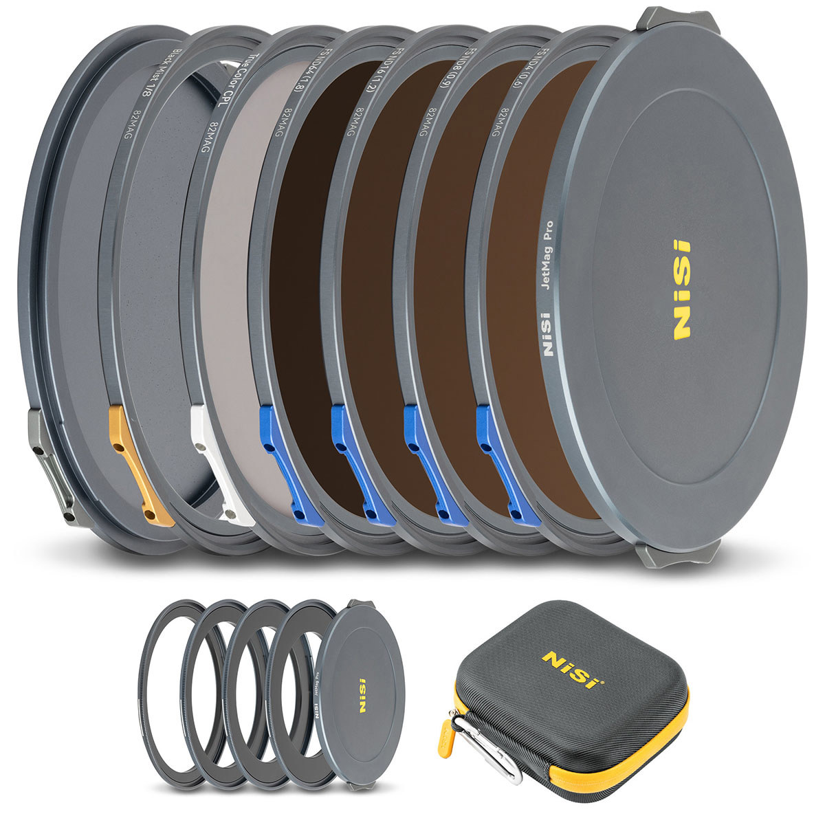 

NiSi JetMag Pro 82MAG Cinema Magnetic Filter Kit with 4x Adapter Rings