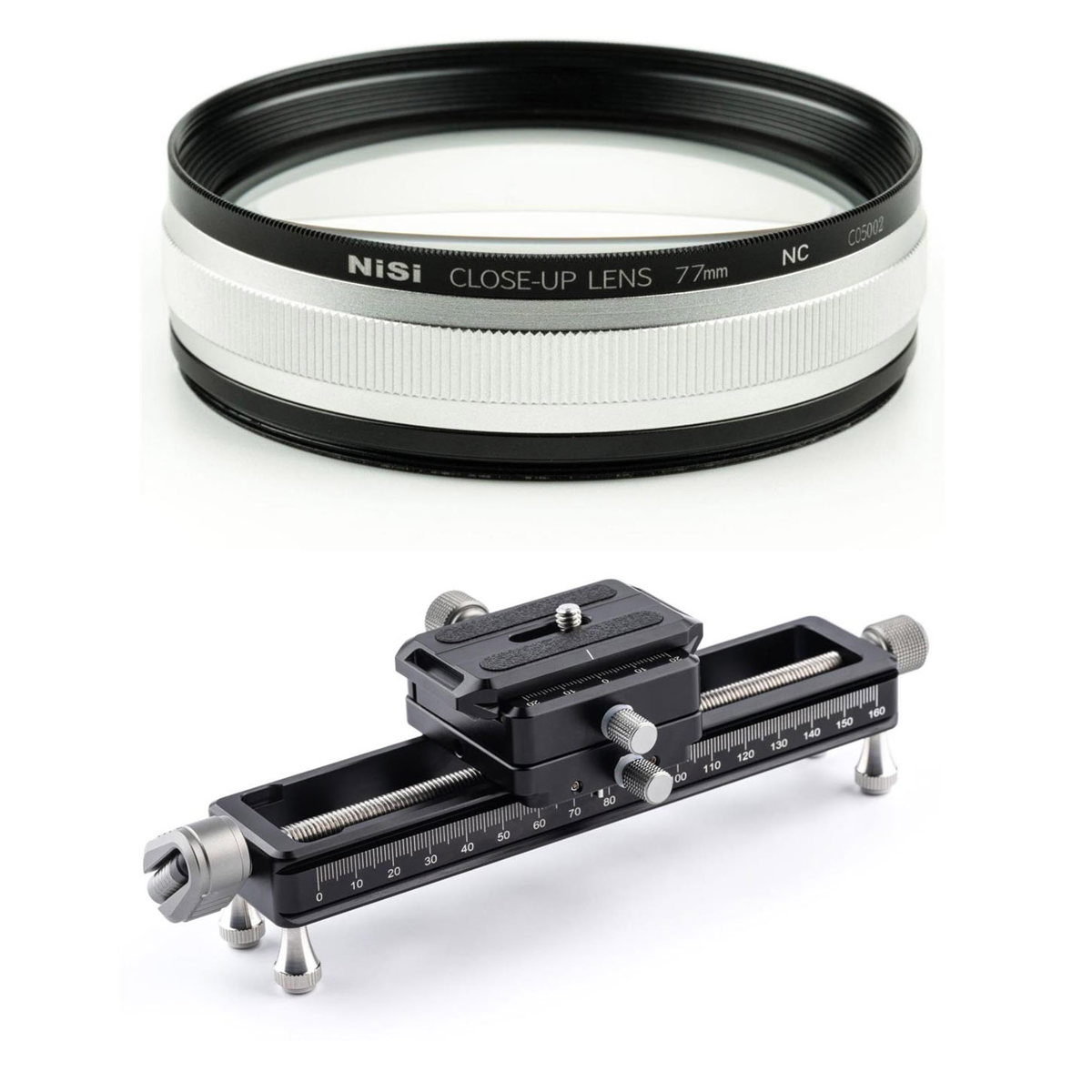 

NiSi Close Up Lens Kit NC 77mm with 67 & 72mm Adapters with Macro Focus Rail
