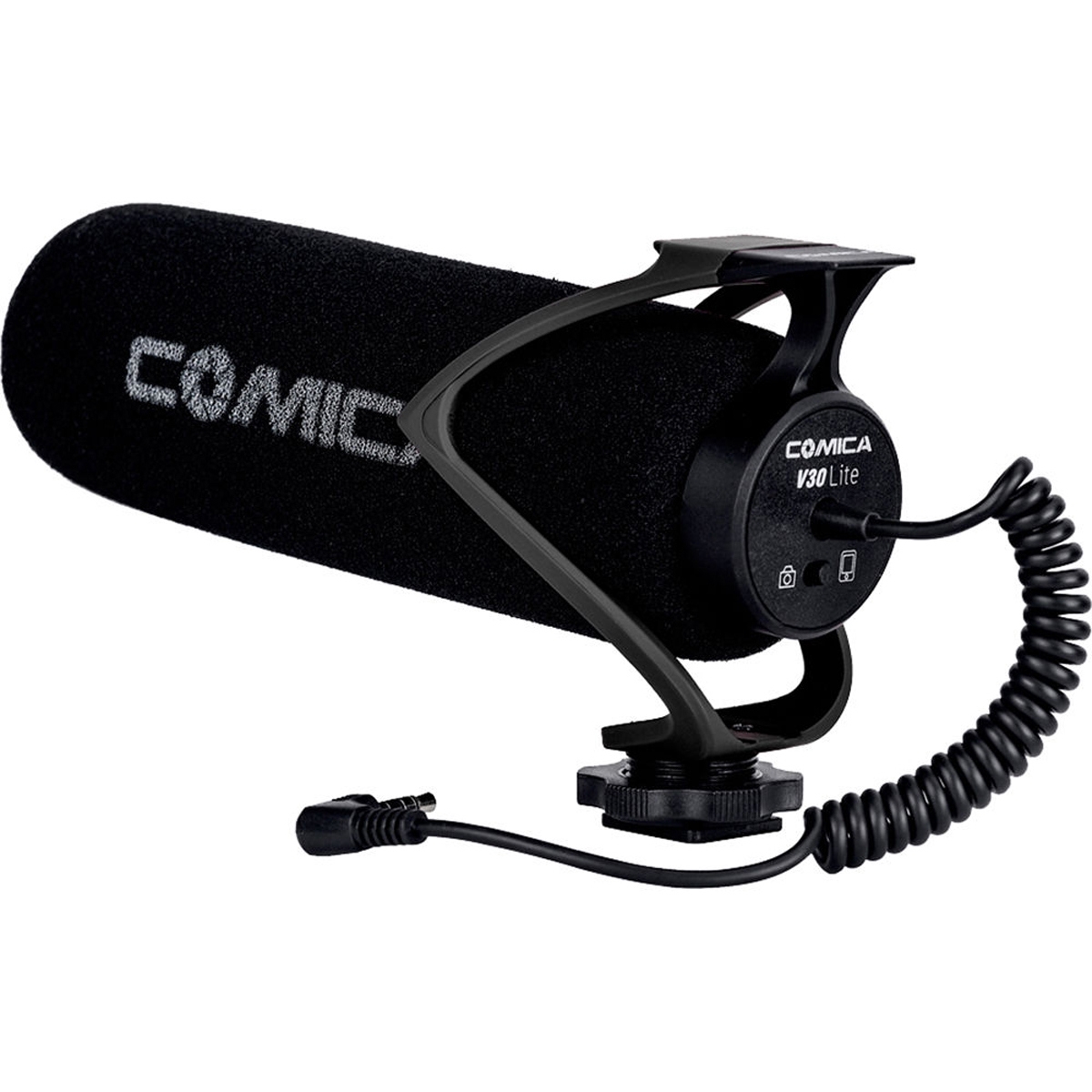 

Comica CVM-V30-LITE Super-Cardioid On-Camera Shotgun Microphone, Black