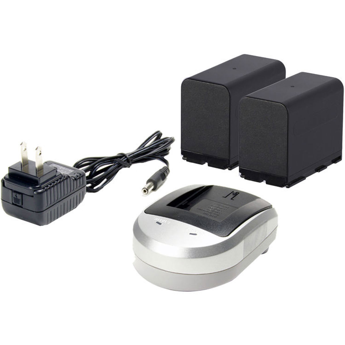 Image of Ikan Canon 900 Style Charger with 2x IBC-950G Batteries