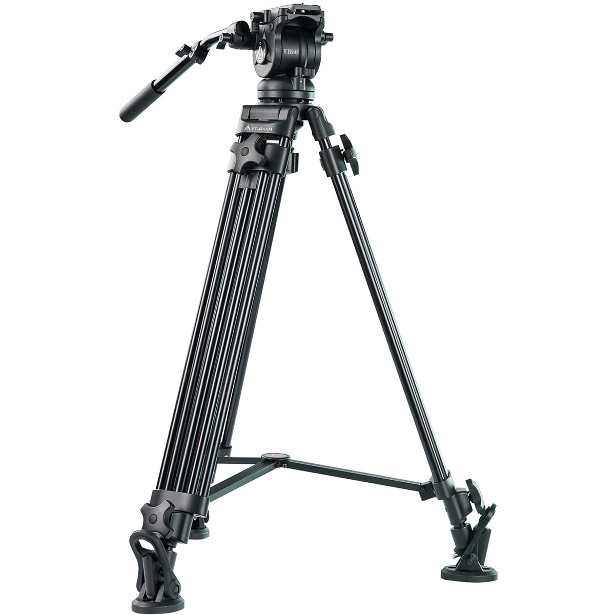

E-Image EK60AAM 75mm Fluid Drag Video Head and 3-Section Aluminum Tripod