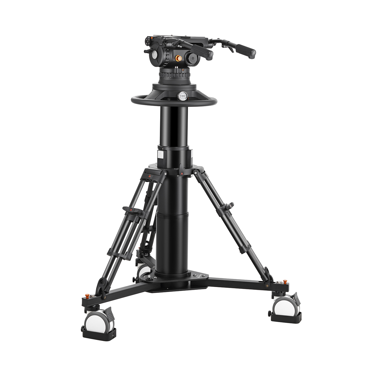 

Ikan E-Image EP880XF PRO Pneumatic CF Pedestal w/GH65 Fluid Head, EI-7008L Dolly