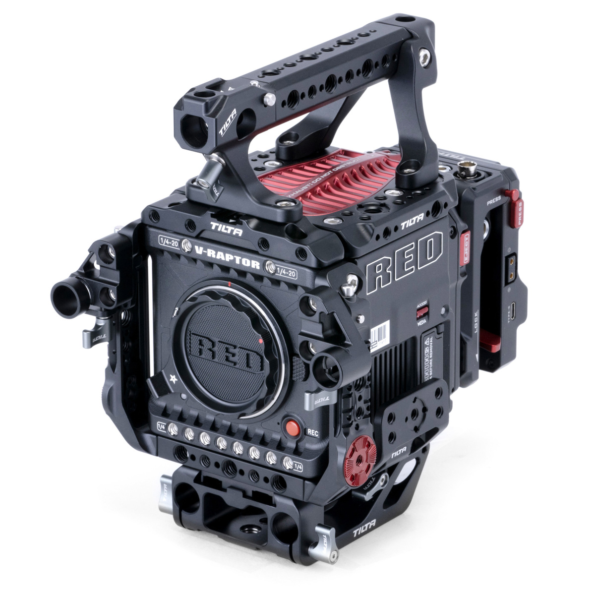 

Tilta Advanced Full Camera Cage Kit for RED V-RAPTOR, V-Mount, Black