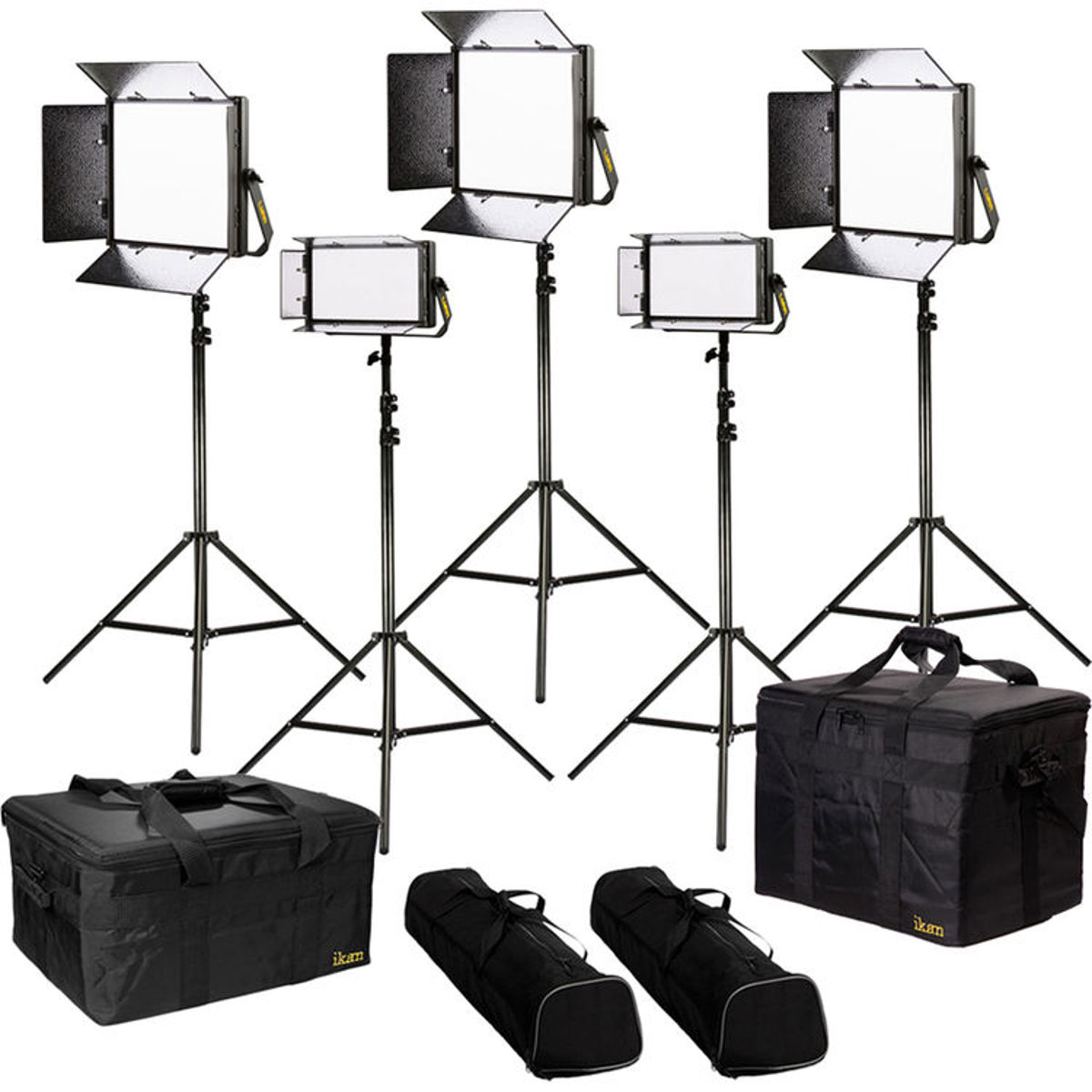 

Ikan Lyra Bi-Color 5-Point LED Light Kit with 3x LB10 and 2x LB5 LED Light