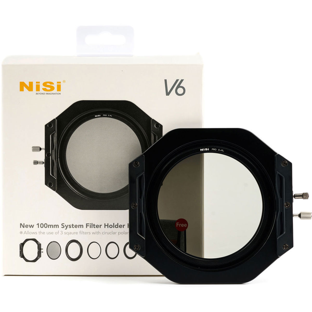 

NiSi V6 100mm Filter Holder with CPL & Adapter Rings