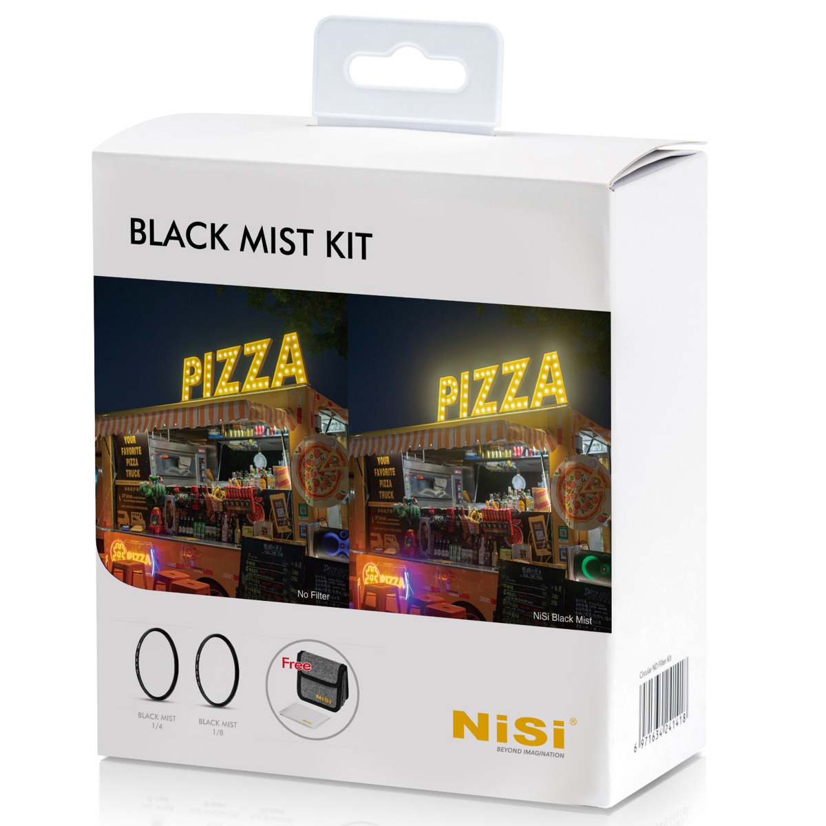 

NiSi 95mm Black Mist Filter Kit with 1/4, 1/8 Filters & Case