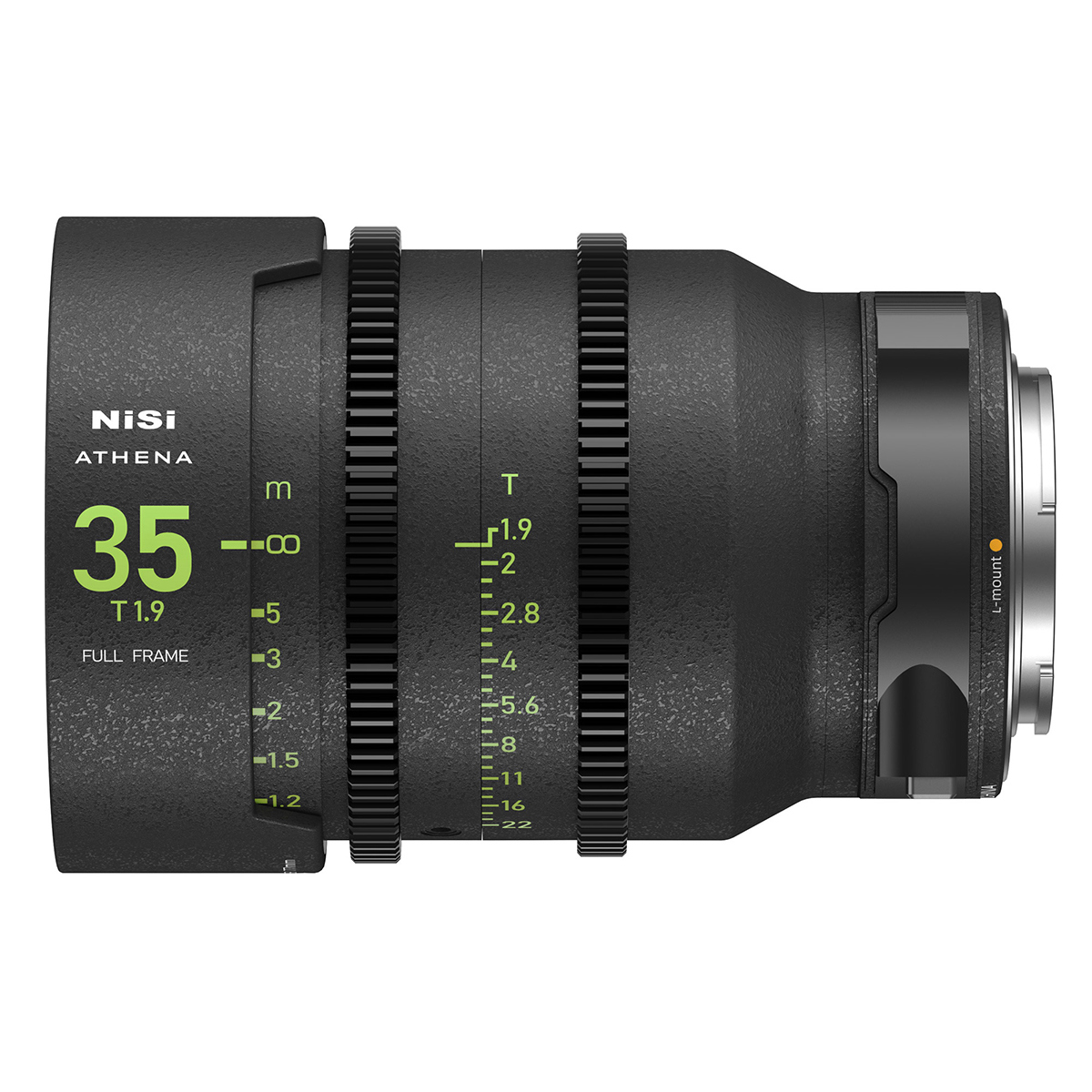 NiSi ATHENA PRIME 35mm T1.9 Cinema Lens with Filter Holder, Leica L