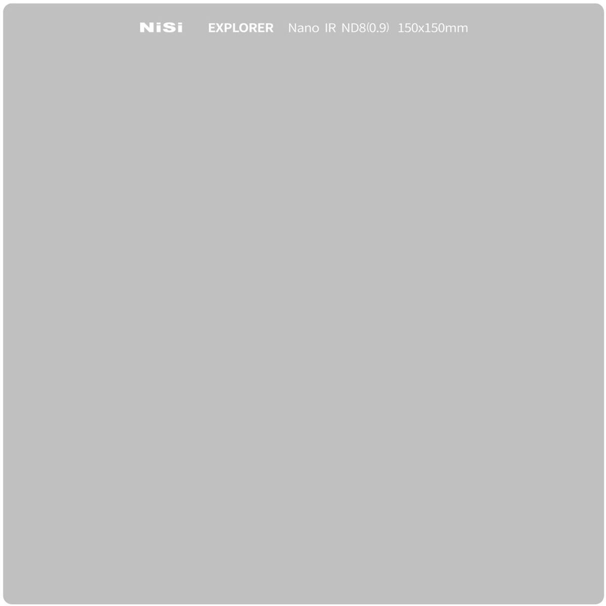 

NiSi Explorer Collection 150x150mm Nano IR ND8 (0.9) 3-Stop ND Filter