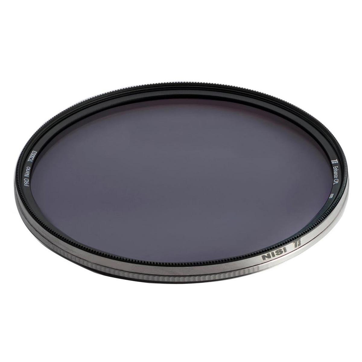 

NiSi 67mm Ti Enhanced CPL Circular Polarizer Filter, Titanium Frame