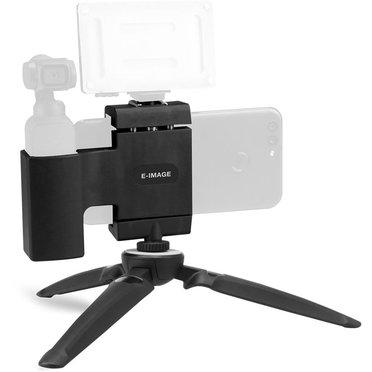 

Ikan E-Image DJI Osmo Pocket & Smartphone Holder, Mini Tripod & Cold Shoe Mount