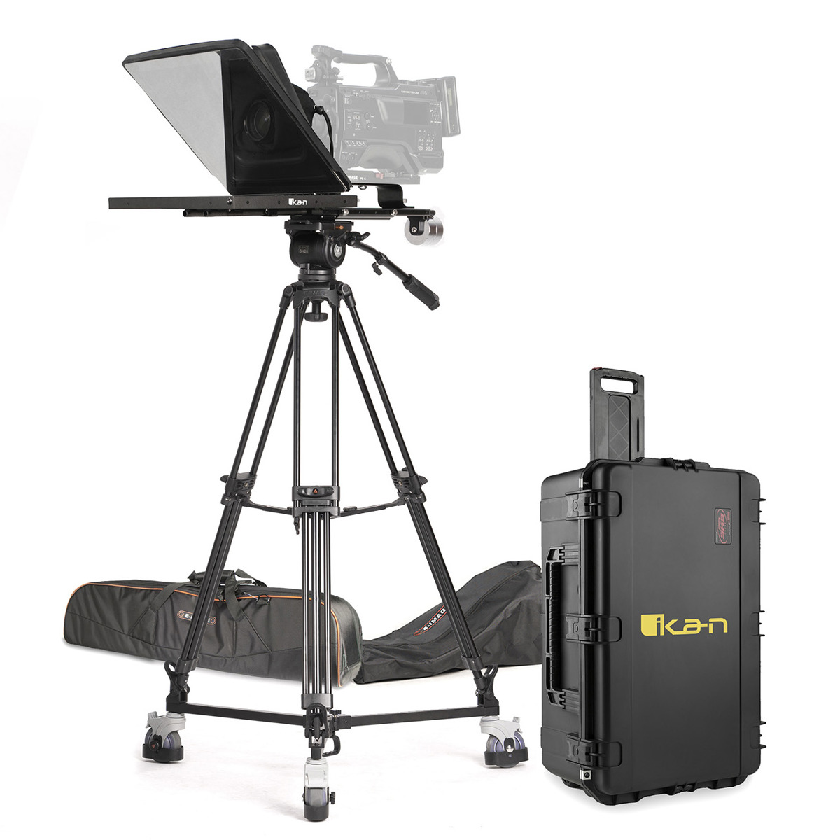 

Ikan 15" Professional High Bright Teleprompter with Tripod, Dolly & Travel Case