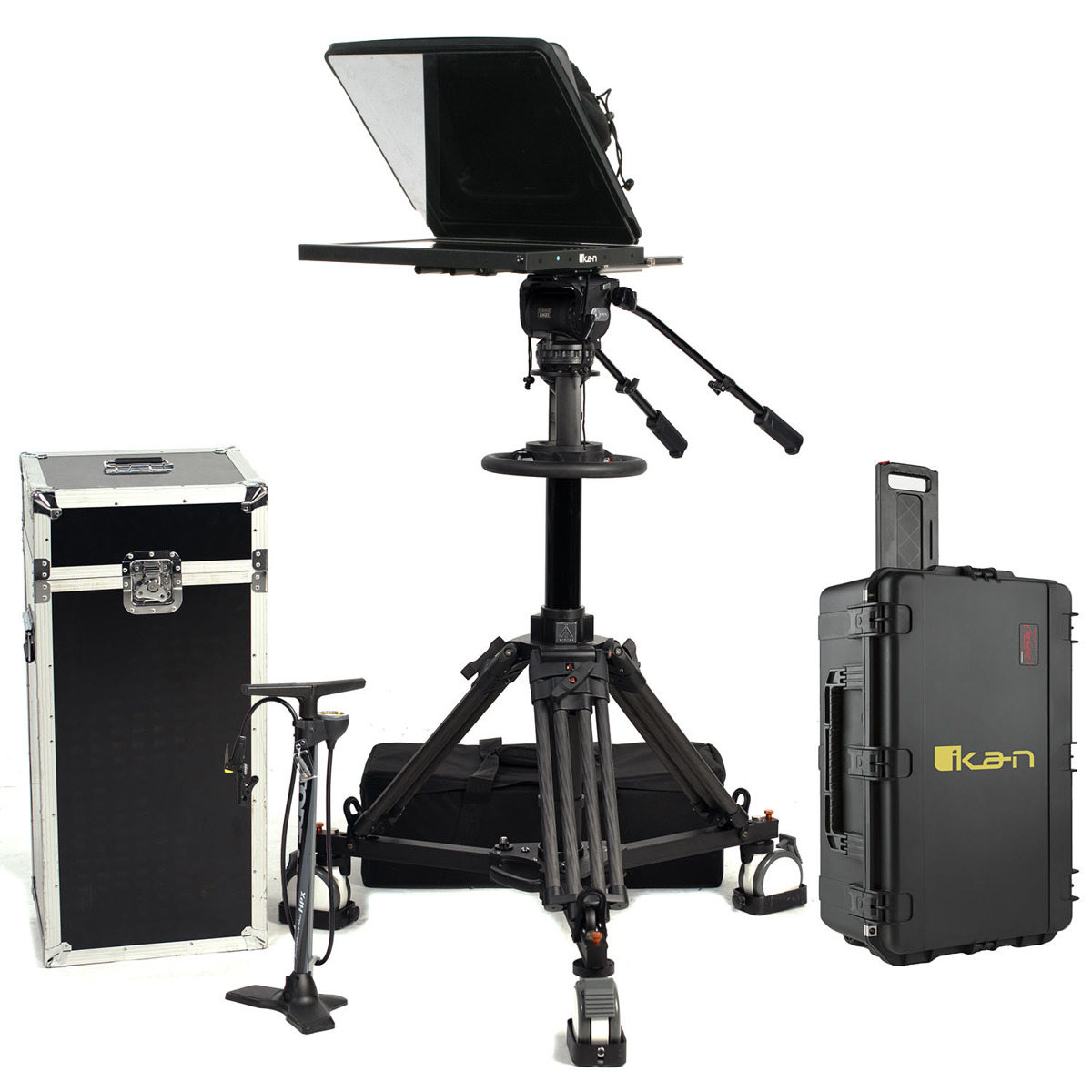 

Ikan 17" Professional High Bright Teleprompter w/Pedestal, Dolly Turnkey & Case