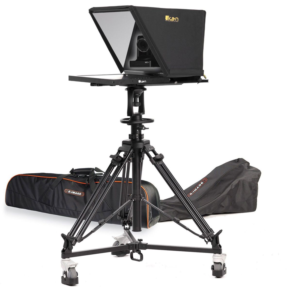 

Ikan 19" Professional High Bright Teleprompter w/Pedestal, Dolly, OTTICA Camera