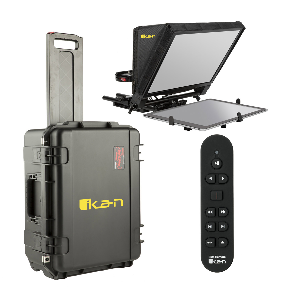 

Ikan Elite Pro Universal Large Tablet Teleprompter with Remote and Hard Case