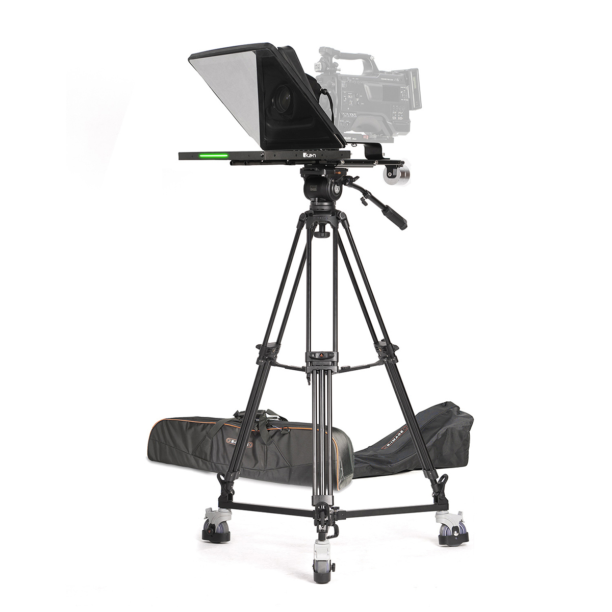 

Ikan 15" Teleprompter with Tally Light, Tripod and Dolly Turnkey