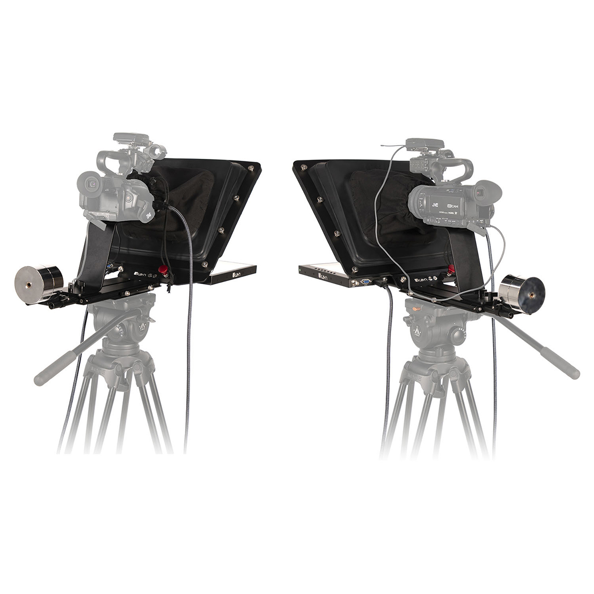 

Ikan P2P Interview System with 2x 15" Widescreen Teleprompter and 2x HDMI Cable