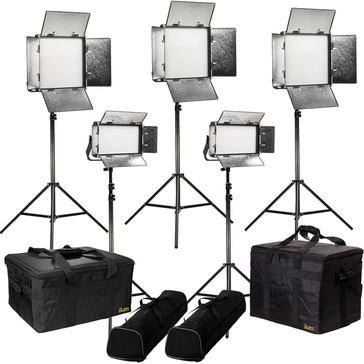

Ikan Rayden Bi-Color 5-Point LED Light Kit with 3x RB10 and 2x RB5 LED Light