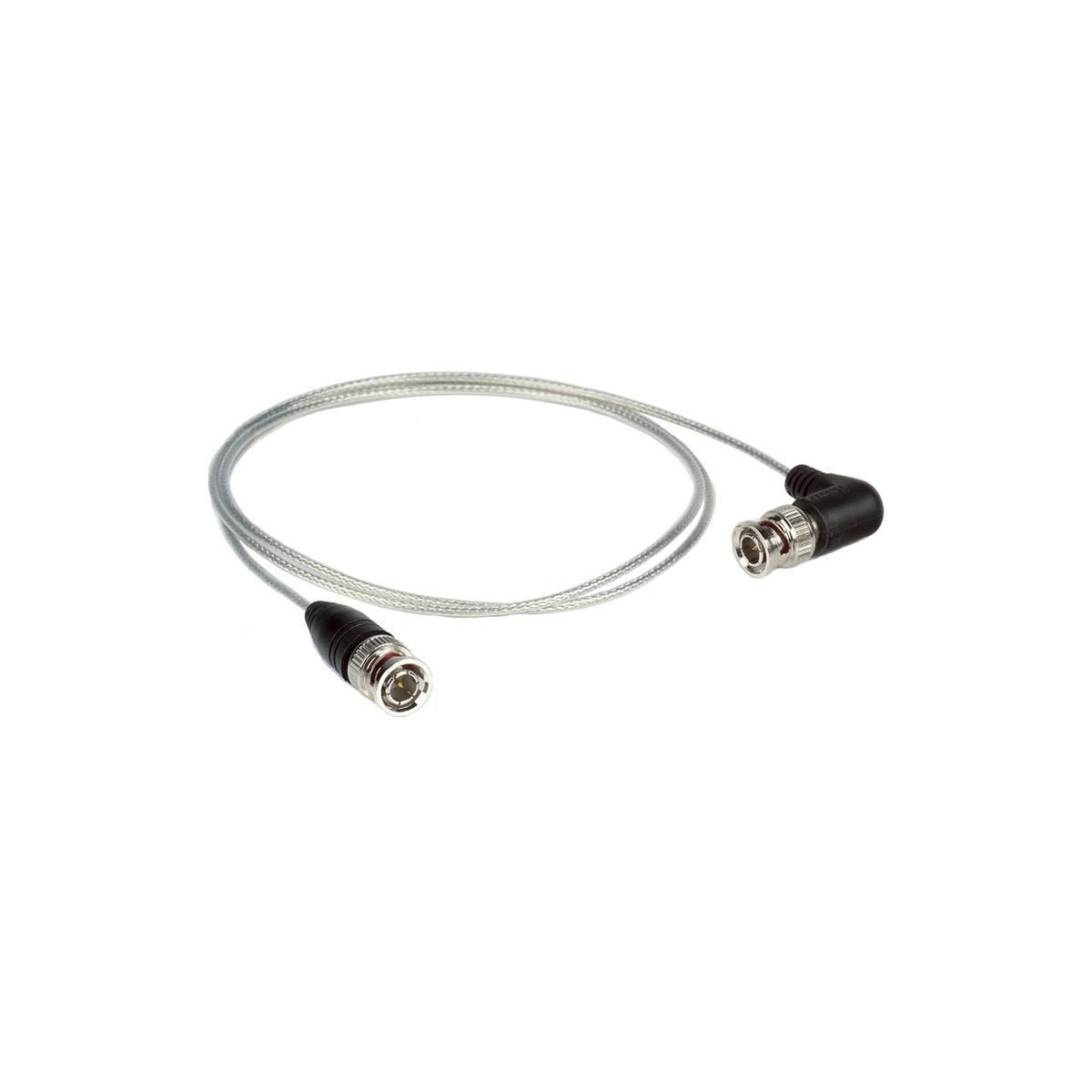 Image of Ikan 3' Ultra Slim SDI Cable with BNC to Right-Angle BNC Connector