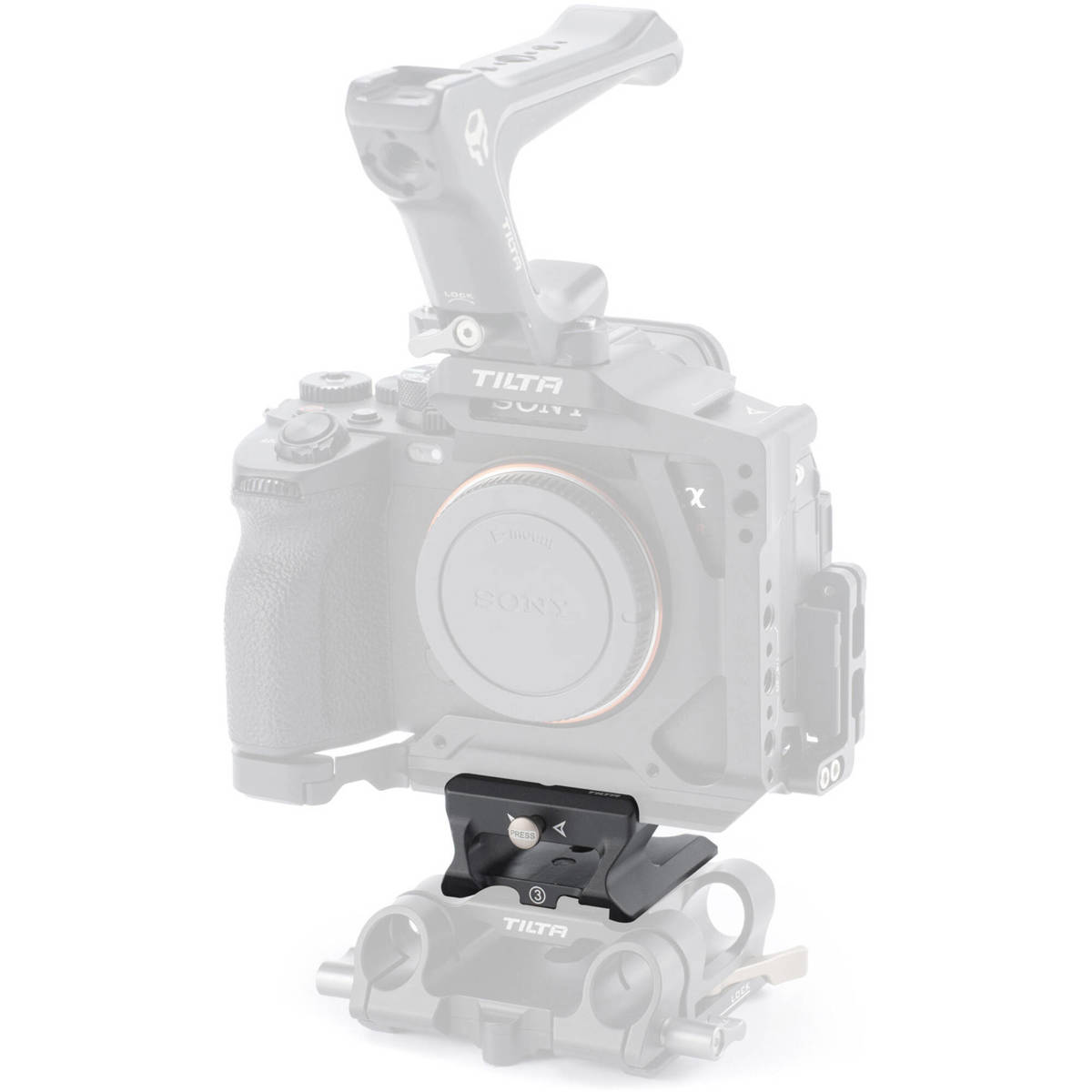 

Tilta 15mm LWS Baseplate Adapter Type III Black