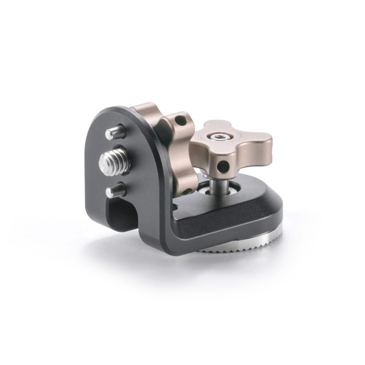 

Tilta Right Angle Rosette Adapter to 1/4"-20 with Locating Pins, Black