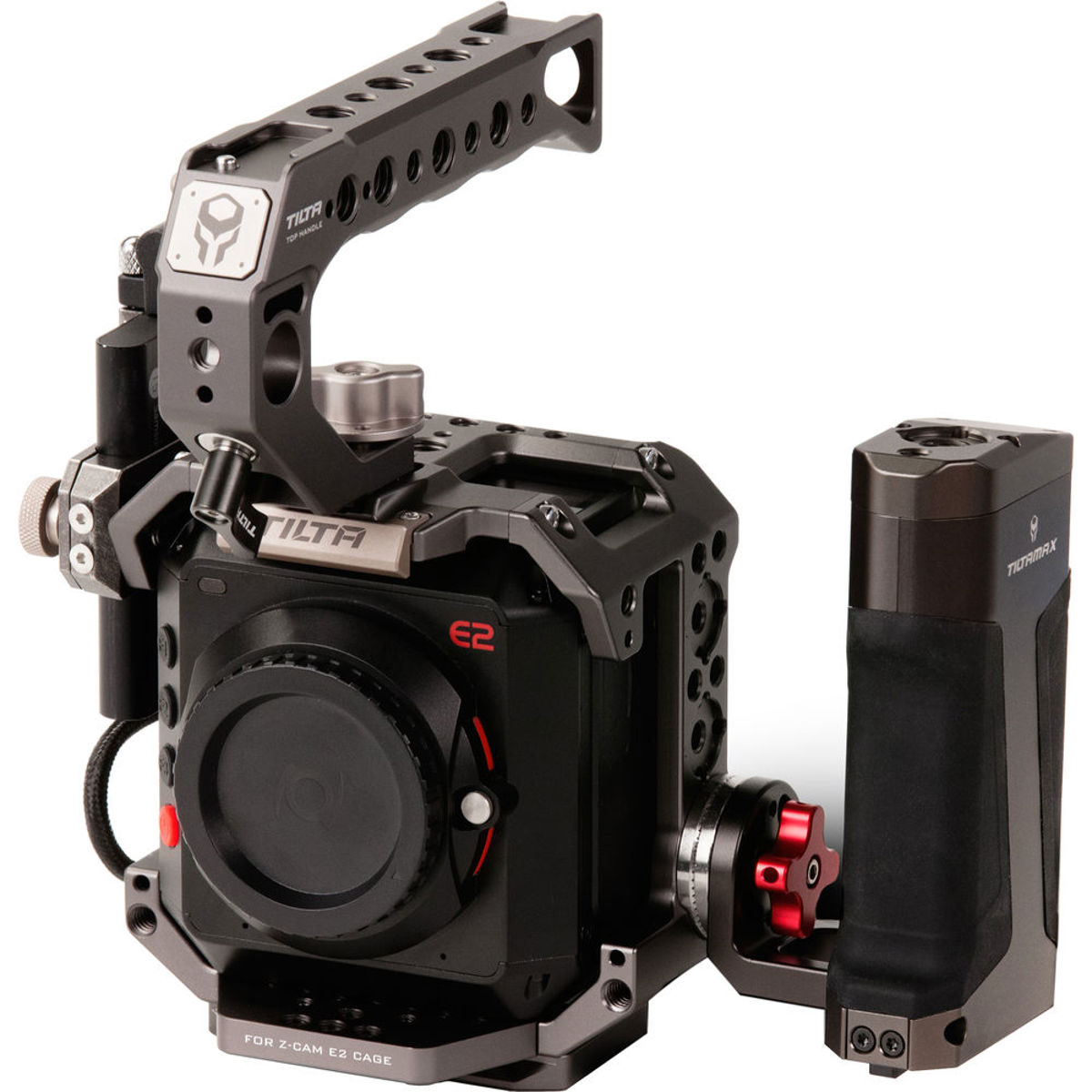 

Tilta Tiltaing Z CAM Kit B, Includes Cage, Side Power Handle Type II, Gray